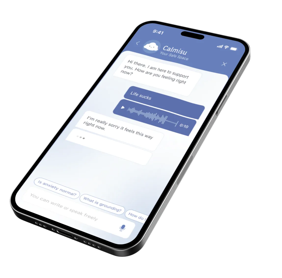 Calmisu AI chat
